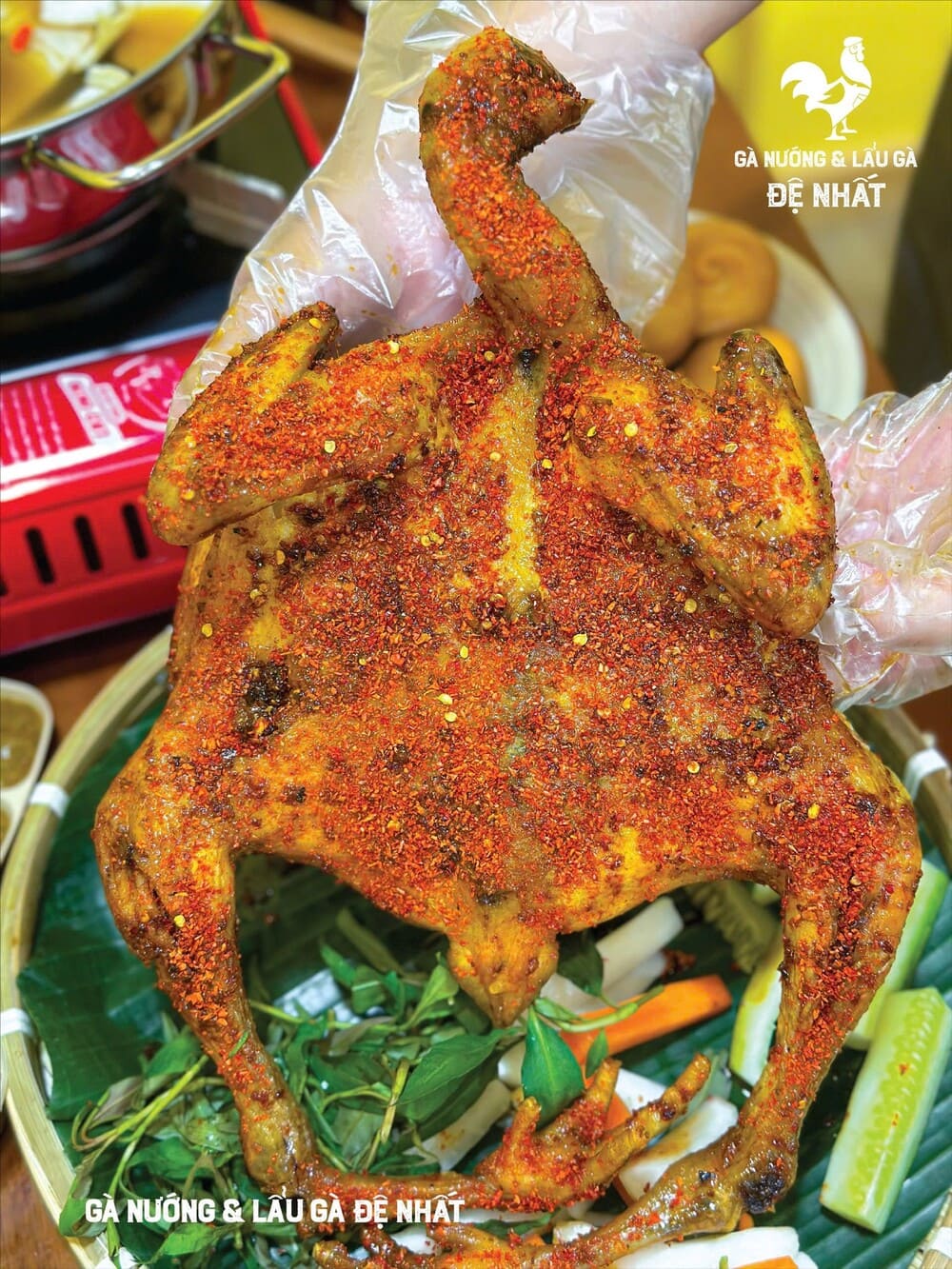 Gà nướng muối ớt chi nhánh Rạch Bùng Binh quận 3